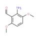 2-Amino-3,6-dimethoxybenzenecarbaldehyde - chemical structure image