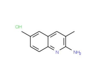 2-Amino-3,6-dimethylquinoline hydrochloride (CAS 1170838-15-9) - chemical structure image