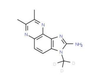 2-Amino-3,7,8-trimethyl-3H-imidazo[4,5-f]quinoxaline-d3 - chemical structure image