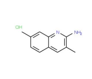 2-Amino-3,7-dimethylquinoline hydrochloride (CAS 1172722-63-2) - chemical structure image