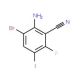 2-Amino-3-bromo-6-fluoro-5-iodobenzonitrile - chemical structure image