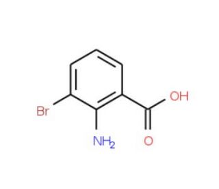 2-amino-3-bromobenzoic acid (CAS 20776-51-6) - chemical structure image