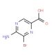 2-Amino-3-bromopyrazine-5-carboxylic Acid (CAS 887352-34-3) - chemical structure image