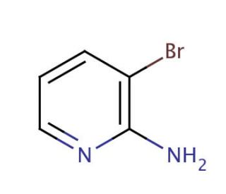 2-Amino-3-bromopyridine (CAS 13534-99-1) - chemical structure image