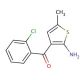 2-Amino-3-chlorobenzoyl-5-methylthiophene (CAS 50508-57-1) - chemical structure image