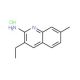 2-Amino-3-ethyl-7-methylquinoline hydrochloride (CAS 1171083-84-3) - chemical structure image