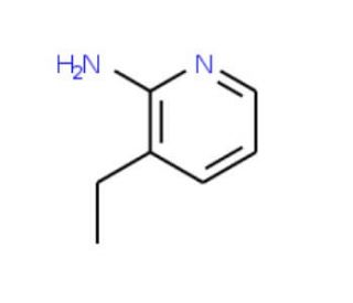 2-Amino-3-ethylpyridine (CAS 42753-67-3) - chemical structure image