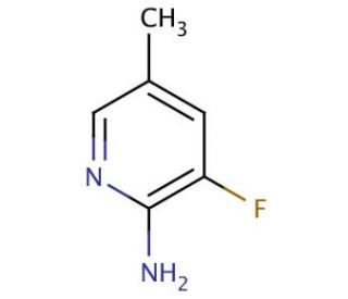2-Amino-3-fluoro-5-methylpyridine - chemical structure image