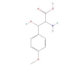 2-Amino-3-hydroxy-3-(4-methoxyphenyl)propanoic acid (CAS 50897-30-8) - chemical structure image