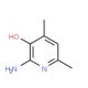 2-Amino-3-hydroxy-4,6-dimethylpyridine (CAS 213685-57-5) - chemical structure image