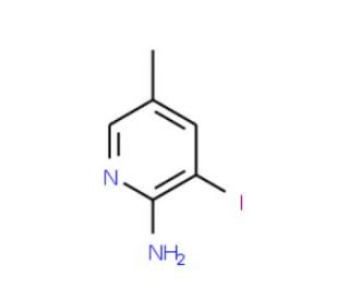 2-Amino-3-iodo-5-methylpyridine (CAS 211308-79-1) - chemical structure image