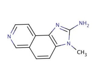 2-Amino-3-methyl-3H-imidazo[4,5-F]isoquinoline (CAS 147293-15-0) - chemical structure image