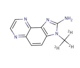 2-Amino-3-methyl-3H-imidazo[4,5-f]quinoxaline-d3 - chemical structure image