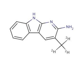 2-Amino-3-methyl-d3-9H-pyrido[2,3-b]indole - chemical structure image