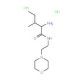 2-amino-3-methyl-N-(2-morpholin-4-ylethyl)pentanamide dihydrochloride - chemical structure image