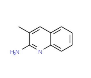 2-Amino-3-methylquinoline (CAS 74844-99-8) - chemical structure image
