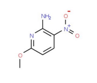2-Amino-3-nitro-6-methoxypyridine (CAS 73896-36-3) - chemical structure image
