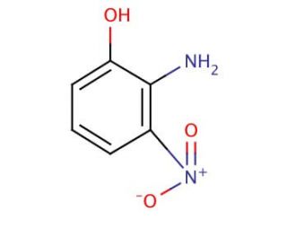 2-Amino-3-nitrophenol (CAS 603-85-0) - chemical structure image