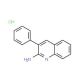 2-Amino-3-phenylquinoline hydrochloride (CAS 33543-40-7) - chemical structure image