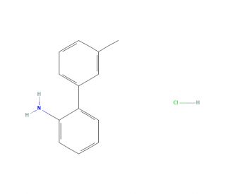 2-Amino-3&prime;-methylbiphenyl hydrochloride (CAS 139769-13-4) - chemical structure image