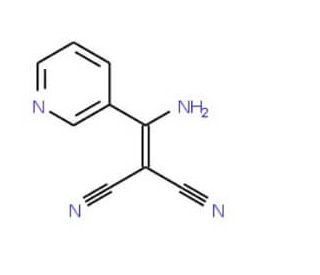 2-[Amino(3-pyridinyl)methylene]malononitrile - chemical structure image