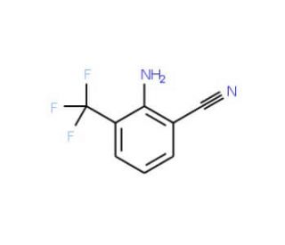 2-Amino-3-trifluoromethylbenzonitrile (CAS 58458-14-3) - chemical structure image
