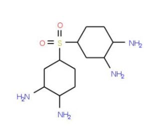 2-Amino-4-[(3,4-diaminophenyl)sulfonyl]phenylamine (CAS 13224-79-8) - chemical structure image