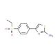 2-Amino-4-[(4-ethylsulfonyl)phenyl]-1,3-thiazole - chemical structure image