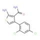 2-Amino-4-(2,4-dichlorophenyl)thiophene-3-carboxamide - chemical structure image