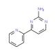 2-amino-4-(2-pyridinyl)-pyrimidine (CAS 66521-65-1) - chemical structure image