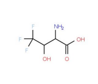 2-amino-4,4,4-trifluoro-3-hydroxybutanoic acid - chemical structure image