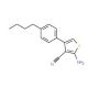 2-Amino-4-(4-butylphenyl)thiophene-3-carbonitrile - chemical structure image