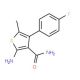 2-Amino-4-(4-fluorophenyl)-5-methylthiophene-3-carboxamide - chemical structure image