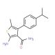 2-Amino-4-(4-isopropylphenyl)-5-methylthiophene-3-carboxamide - chemical structure image
