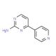 2-amino-4-(4-pyridinyl)-pyrimidine (CAS 66521-70-8) - chemical structure image