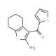 (2-amino-4,5,6,7-tetrahydro-1-benzothien-3-yl)(thien-2-yl)methanone - chemical structure image