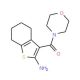 (2-Amino-4,5,6,7-tetrahydro-benzo[b]thiophen-3-yl)-morpholin-4-yl-methanone (CAS 554405-87-7) - chemical structure image