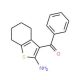 (2-Amino-4,5,6,7-tetrahydro-benzo[b]thiophen-3-yl)-phenyl-methanone (CAS 4651-72-3) - chemical structure image