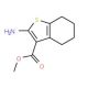2-Amino-4,5,6,7-tetrahydro-benzo[b]thiophene-3-carboxylic acid methyl ester (CAS 108354-78-5) - chemical structure image