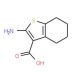 2-Amino-4,5,6,7-tetrahydro-benzo[b]thiophene-3-carboxylic acid - chemical structure image