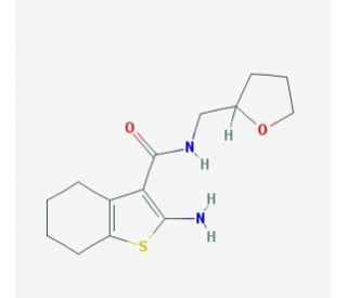 2-Amino-4,5,6,7-tetrahydro-benzo[b]thiophene-3-carboxylic acid (tetrahydro-furan-2-ylmethyl)-amide (CAS 446830-04-2) - chemic