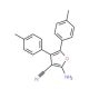 2-Amino-4,5-di-p-tolyl-furan-3-carbonitrile - chemical structure image