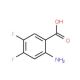 2-Amino-4,5-difluorobenzoic acid (CAS 83506-93-8) - chemical structure image