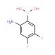 2-Amino-4,5-difluorophenylboronic acid (CAS 1072952-14-7) - chemical structure image