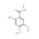 2-amino-4,5-dimethoxy-N-methylbenzamide - chemical structure image