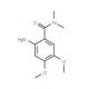2-amino-4,5-dimethoxy-N,N-dimethylbenzamide - chemical structure image