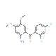 (2-Amino-4,5-dimethoxy-phenyl)-(2,4-dichloro-phenyl)-methanone - chemical structure image
