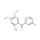 (2-Amino-4,5-dimethoxy-phenyl)-m-tolyl-methanone - chemical structure image