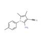 2-amino-4,5-dimethyl-1-(4-methylphenyl)-1H-pyrrole-3-carbonitrile 的分子结构, CAS编号: 72578-53-1 2-amino-4,5-dimethyl-1-(4-methylphenyl)-1H-pyrrole-3-carbonitrile (CAS 72578-53-1) - chemical structure image