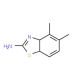 2-Amino-4,5-dimethylbenzo[d]thiazole (CAS 1065074-59-0) - chemical structure image